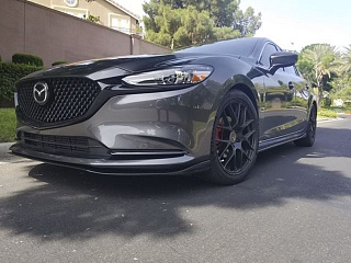 Сплиттер передний под стандартный бампер Mazda 6 GJ / Atenza GJ (2019 - 2023) ОЗНАКОМЬТЕСЬ С ВИДЕО ПО УСТАНОВКЕ!