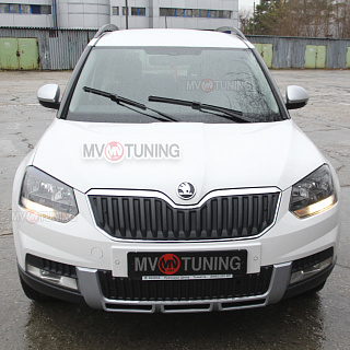 Верхний зимний экран Skoda Yeti Outdoor (2013 - 2018)  ПОД ОКРАСКУ