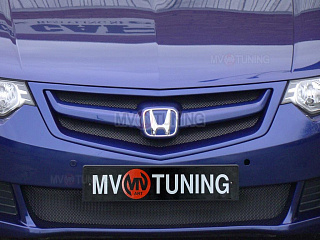 Решетка радиатора "Sport" (БЕЗ СЕТКИ) var №2 Honda Accord 8 (VIII) / Acura TSX (CU/CW) (2008-2010) + УСТАНОВОЧНЫЙ КОМПЛЕКТ