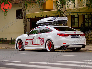 Пороги SkyActivSport Mazda 6 / Atenza GJ и GL (2012 - 2023) + УСТАНОВОЧНЫЙ КОМПЛЕКТ