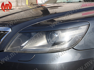 Реснички на фары Skoda Octavia II (2008-2013) + УСТАНОВОЧНЫЙ КОМПЛЕКТ