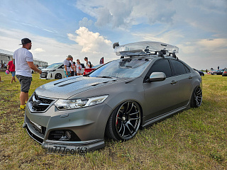 Бампер передний "Modulo Style" Honda Accord 8 (VIII) / Acura TSX (CU/CW) (2008-2013) + УСТАНОВОЧНЫЙ КОМПЛЕКТ