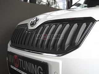 Верхний зимний экран Skoda Yeti Outdoor (2013 - 2018) ТЕКСТУРНЫЙ ПЛАСТИК