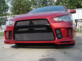 Бампер передний Extreme Mitsubishi Lancer X (2007-2016)