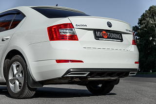 Спойлер лип Skoda Octavia III A7 (2013 - 2023) + УСТАНОВОЧНЫЙ КОМПЛЕКТ