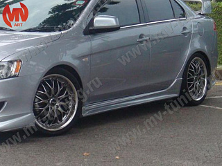 Пороги Zodiak Mitsubishi Lancer X (2007-2016)
