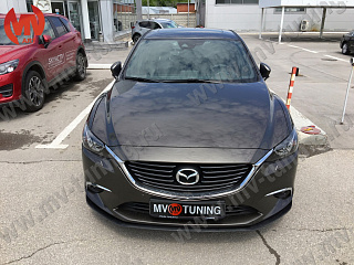 Сплиттер передний под стандартный бампер Mazda 6 GJ / Atenza GJ (2012 - 2018)