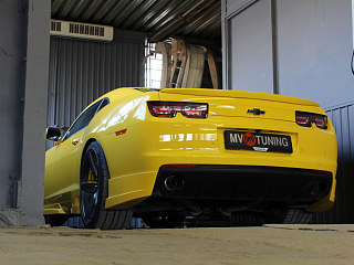 Накладки на задний бампер(2 шт) Chevrolet Camaro SS, RS (2009-2012)