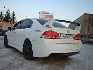 Спойлер высокий (составной) "Mugen Style" Honda Civic 4D (2006-2012)