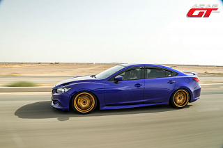 Пороги SkyActivSport Mazda 6 / Atenza GJ и GL (2012 - 2023) + УСТАНОВОЧНЫЙ КОМПЛЕКТ