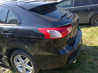 Спойлер лип на 5D HB Sportback для Mitsubishi Lancer X 10 (2007-2017) + УСТАНОВОЧНЫЙ КОМПЛЕКТ
