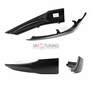 Комплект обвеса Lite Style для Mazda 6 / Atenza GJ (2012 - 2018), Клыки пер + зад, пороги, сплиттер