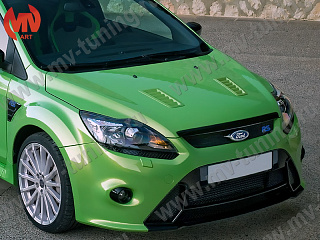 Жабры на капот в стиле RS Ford Focus 2 (2004-2011)