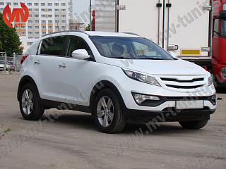 Решетка радиатора (СЕТКА В КОМПЛЕКТЕ) var №1 KIA Sportage (2010-2016)