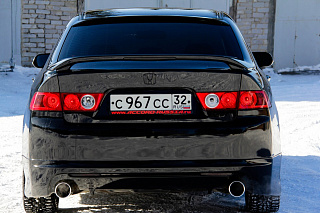 Юбка заднего бампера Mugen Style var №2 (рестайл) для Honda Accord 7 (VII) / ACURA TSX (2006-2008)