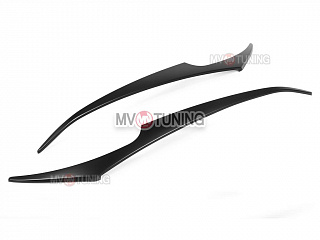 Реснички на фары фигурные var№2 Honda Civic 4D 2006-2012 + УСТАНОВОЧНЫЙ КОМПЛЕКТ