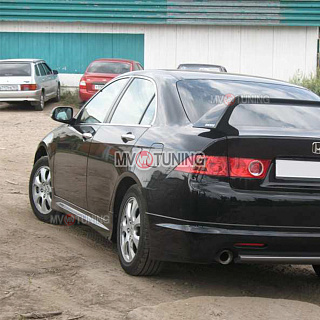Пороги Mugen Style var №2(рестайлинг) для Honda Accord 7 (VII) / ACURA TSX (2002-2008)  + УСТАНОВОЧНЫЙ КОМПЛЕКТ