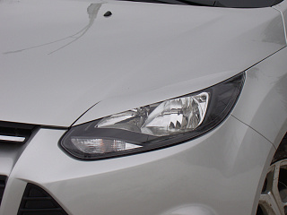 Реснички на фары широкие var №1 Ford Focus 3 (2012-2014) + УСТАНОВОЧНЫЙ КОМПЛЕКТ