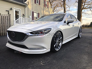 Комплект сплиттеров(передний и боковые-сплиттеры (пороги) Mazda 6 / Atenza GJ (2018 - 2023)