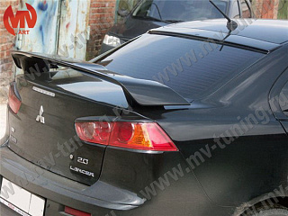 Реснички на задние фонари Mitsubishi Lancer X (2007-2016) + УСТАНОВОЧНЫЙ КОМПЛЕКТ