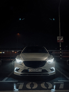 Реснички на фары var №1 Mazda 6 / Atenza GJ (2012 - 2018) + УСТАНОВОЧНЫЙ КОМПЛЕКТ