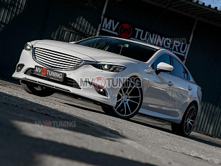 Решетка радиатора Mazda 6 комплектация №1 (планки) / Atenza GJ (2015 - 2018)