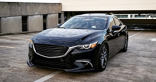 Комплект обвеса для рестайлинга Mazda 6 / Atenza GJ (2015 - 2018) FL Комплект обвеса SkyActiv для Mazda 6 / Atenza GJ (2012 - 2018) Клыки пер + зад, пороги, спойлер вставка в передние клыки.