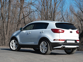 Юбка заднего бампера Ixion KIA Sportage (2010-2016)
